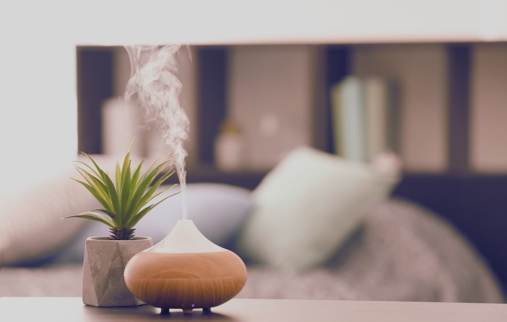 aromaterapia e uma sala moderna